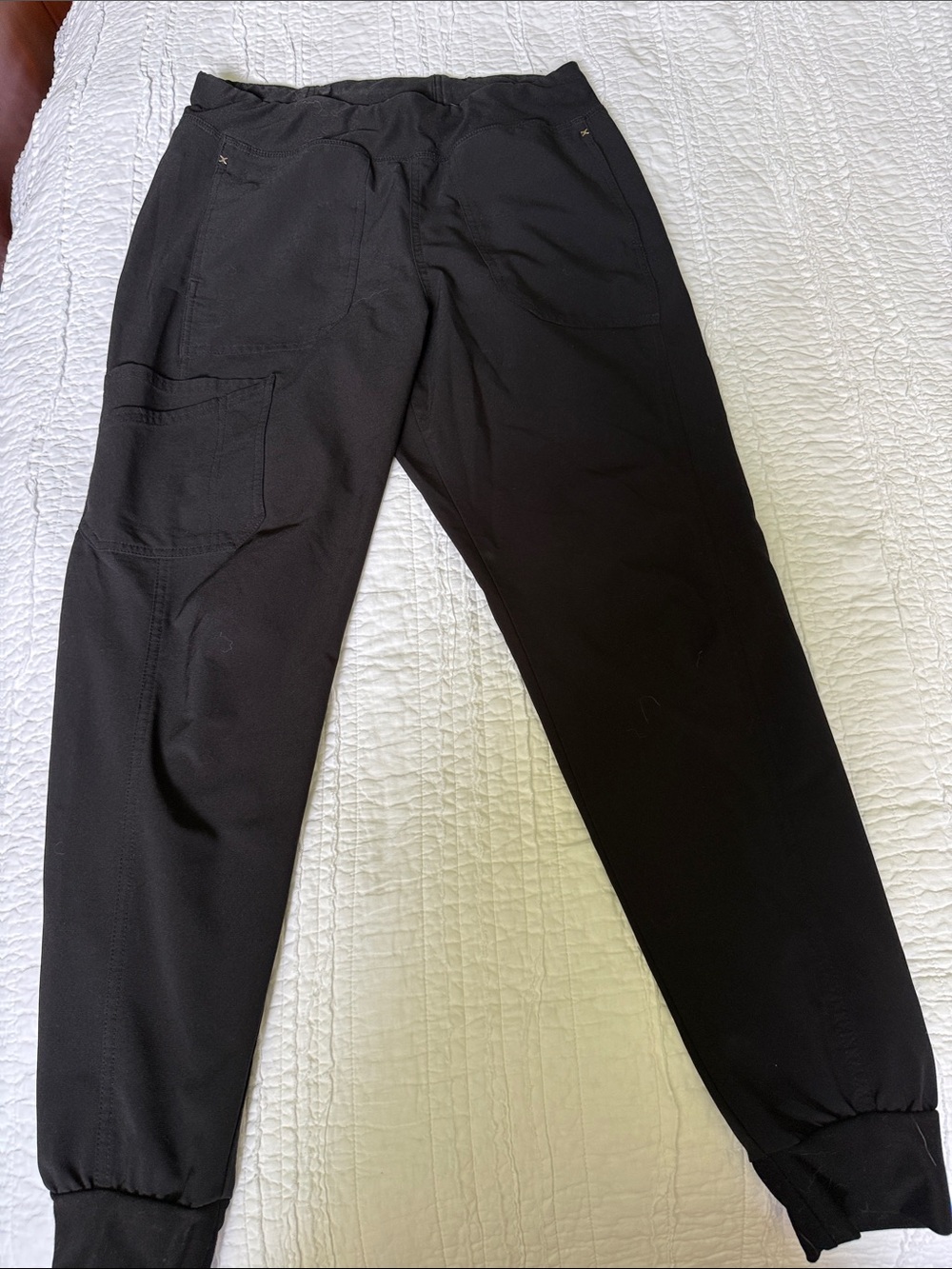 Cherokee iFLEX Black Cargo Jogger Pants for Women Medium M